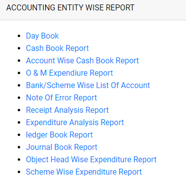 Account Wise Cash Book Report