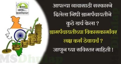 Gram Panchayat work Status