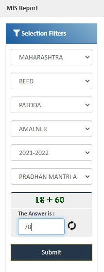 MIS Report - Gharkul Yadi Online