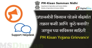 PM Kisan Yojana Grievance
