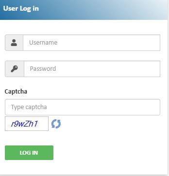 User Log in