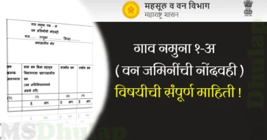गाव नमुना १-अ