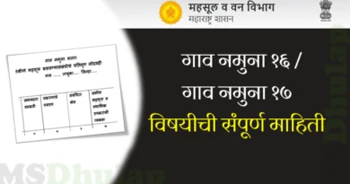 गाव नमुना १६ आणि गाव नमुना १७