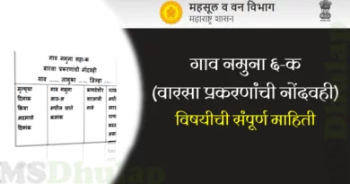 गाव नमुना ६-क