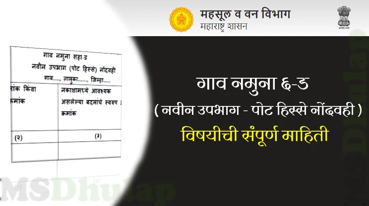 गाव नमुना ६-ड