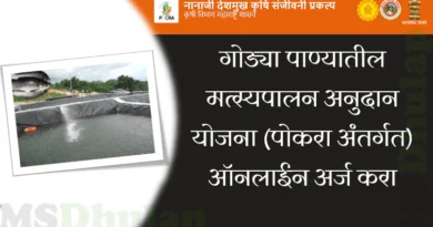 गोड्या पाण्यातील मत्स्यपालन अनुदान योजना (Godya Panyatil Matsyapalan pocra Yojana)