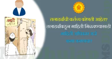 तलाठ्यांची कर्तव्य - Talathi Duties