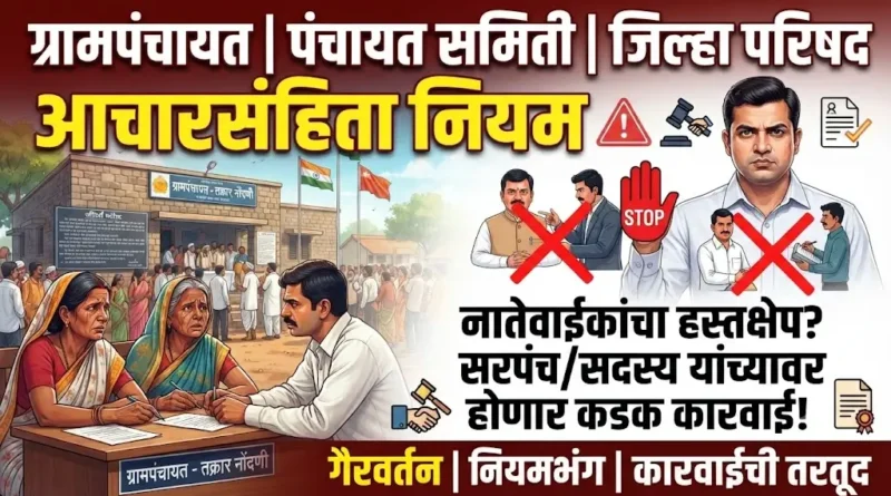 स्थानिक स्वराज्य संस्था आचारसंहिता - Sthanik Swarajya Sanstha Acharsanhita