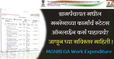 Gram Panchayat MGNREGA Work Expenditure
