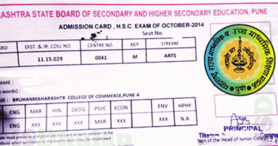 Online Download HSC Board Exam Hall Ticket