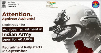 Army Recruitment Rally (Agnipath Scheme)