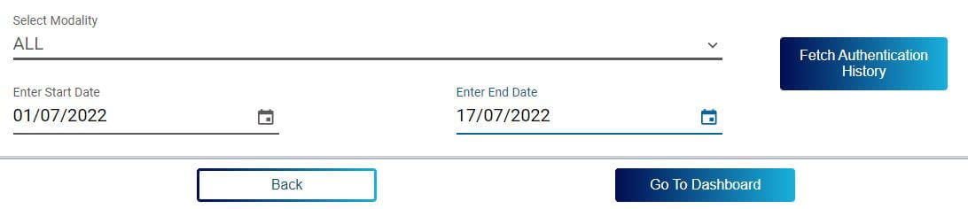 Fetch Authentication History