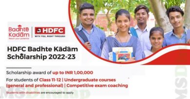 HDFC Badhte Kadam Scholarship 2022-23