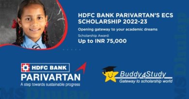 HDFC Bank Parivartan’s ECS Scholarship