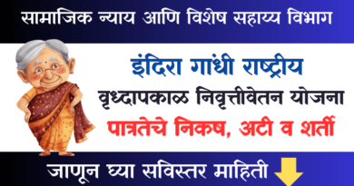 Indira Gandhi Rashtriya Vridhavastha Pension Yojana