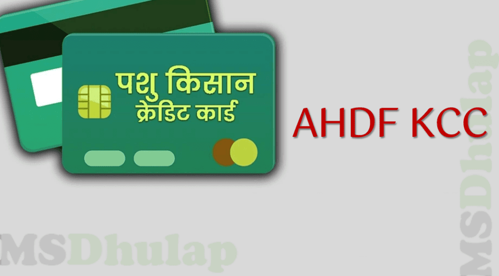 पशु किसान क्रेडिट कार्डसाठी असा करा अर्ज ! Pashu Kisan Credit Card