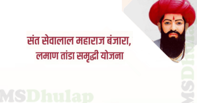 संत सेवालाल महाराज बंजारा - लमाण तांडा समृध्दी योजना !