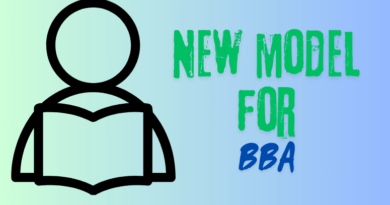 बीबीएसाठी नवीन मॉडेल अभ्यासक्रम फ्रेमवर्क सुरू ! (New model for BBA)