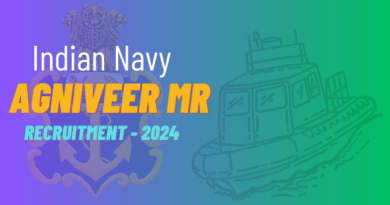 Indian Navy Agniveer MR Bharti 2024