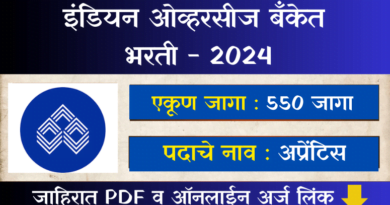Indian Overseas Bank Apprentice Bharti