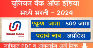 Union Bank of India Apprentice Bharti