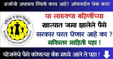 Ladki Bahin Yojana Apatrata Status