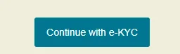 Continue with e-KYC (PAN Card Update)