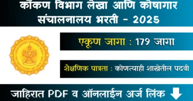 Konkan Mahakosh Bharti 2025