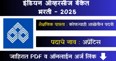IOB Apprentice Bharti 2025