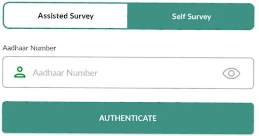 AwaasPlus app Survey Aadhar e-KYC (1)