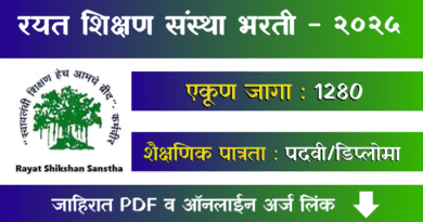 Rayat Shikshan Sanstha Bharti 2025