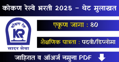 Konkan Railway Bharti