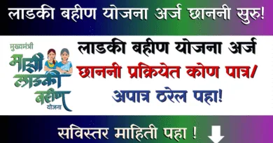 Ladki Bhahin Yojana Form Chanani