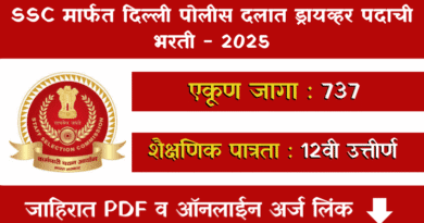 SSC Delhi Police Driver Bharti 2025