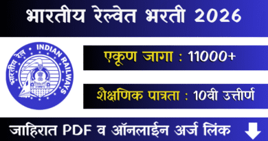 भारतीय रेल्वेत असिस्टंट लोको पायलट भरती -RRB ALP Bharti 2026