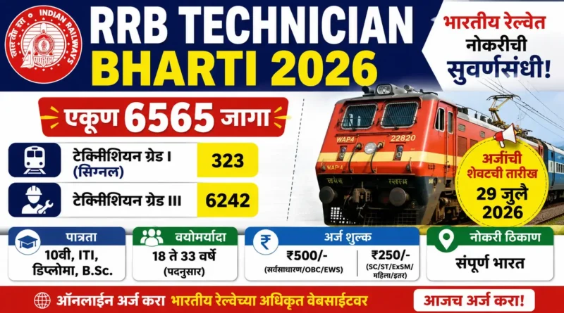 RRB Technician Bharti 2026