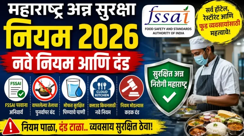 महाराष्ट्र अन्न सुरक्षा नियम 2026 - Maharashtra Ann Suraksha Niyam 2026