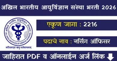 AIIMS Nursing Officer Bharti 2026