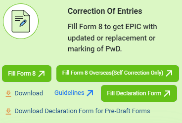 Correction Of Entries