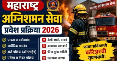 महाराष्ट्र अग्निशमन सेवा प्रवेश प्रक्रिया 2026 - MFS Admission 2026