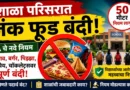 शाळा परिसरात जंक फूड बंदी - (School Junk Food Ban Rules Maharashtra)