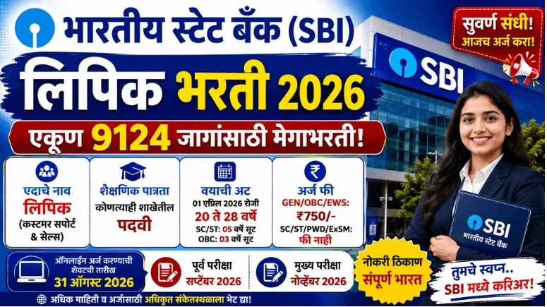 SBI Clerk Bharti 2026