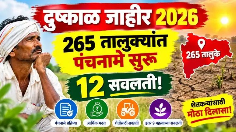 दुष्काळ जाहीर 2026 – Dushkal Jahir 2026