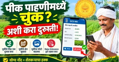 ई-पीक पाहणी २०२६: पीक पाहणीची स्थिती तपासा, चुकीची माहिती दुरुस्त करा! पीक पाहणी दुरुस्ती - Pik Pahani Durusti