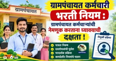 ग्रामपंचायत कर्मचारी भरती नियम: कर्मचाऱ्यांच्या भरती व वेतनाबाबत शासनाचे महत्त्वाचे आदेश! Grampanchayat Karmachari Bharti Rules