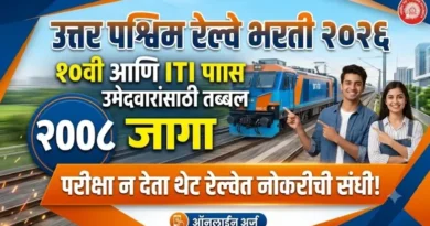 North Western Railway Bharti 2026