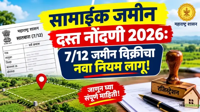 सामाईक जमीन दस्त नोंदणी (Samaik Jamin Dast Nondani)