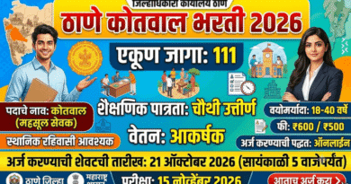 Thane Kotwal Bharti 2026