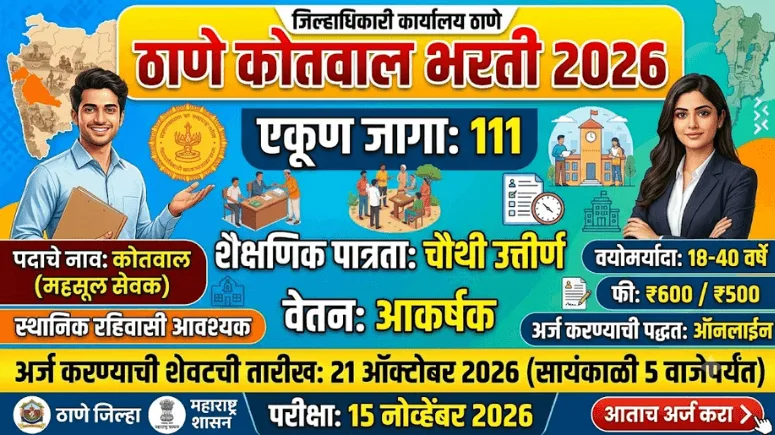 Thane Kotwal Bharti 2026